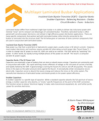 Multilayer Laminated Busbar Whitepaper