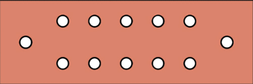 6 inch ham radio ground bar